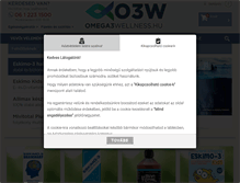 Tablet Screenshot of omega3wellness.hu